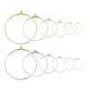30Pcs Simple Iron Round Rings DIY Earrings Handmade Pendant Ring Jewelry Accessories