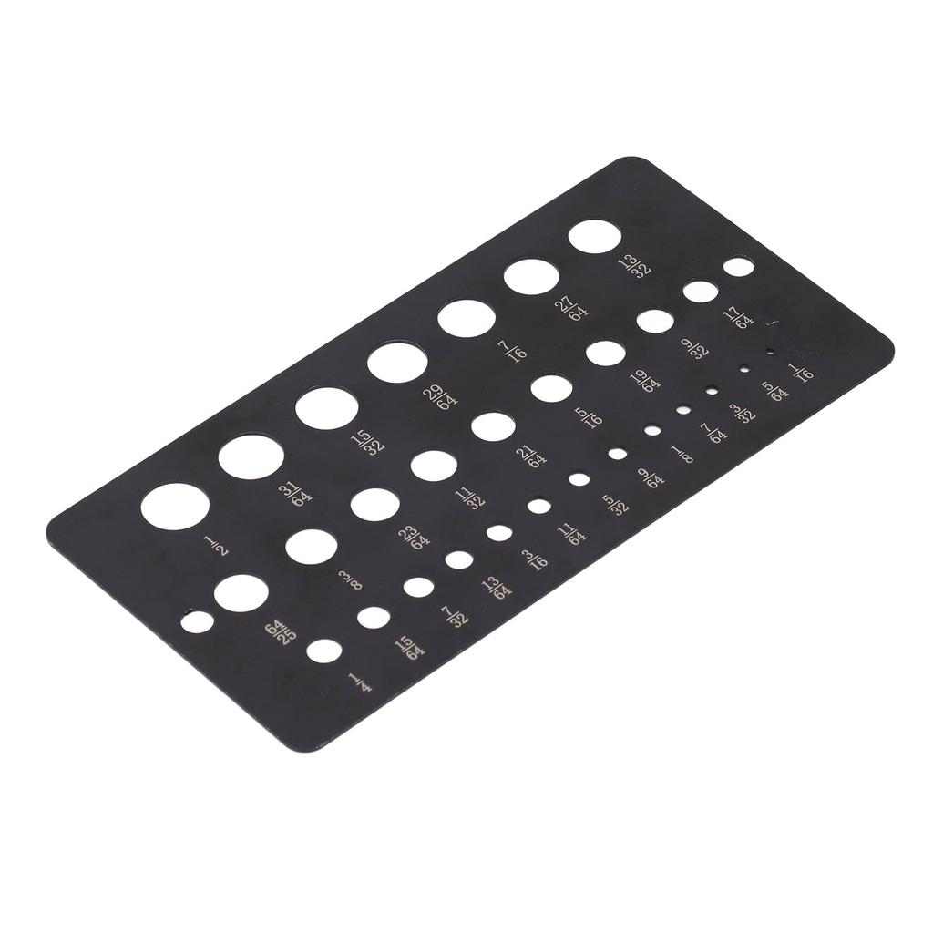 Калибр сверла 29 отверстий 1/16 до 1/2 дюйма десятичный метрический нержавеющая сталь сверло размер проверки для O