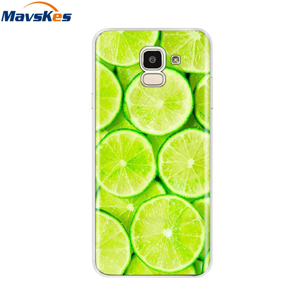 Чехол для Samsung Galaxy J6 2018 Мягкая задняя крышка из ТПУ-силикона sДля Coque Fundas Samsung J6 2018 J6 Plus 2018 Мягкие чехлы для телефона