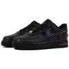 Nike Air Force 1 Low top Skateboard Shoes Unisex Black Purple CW2288-001(Team454-)