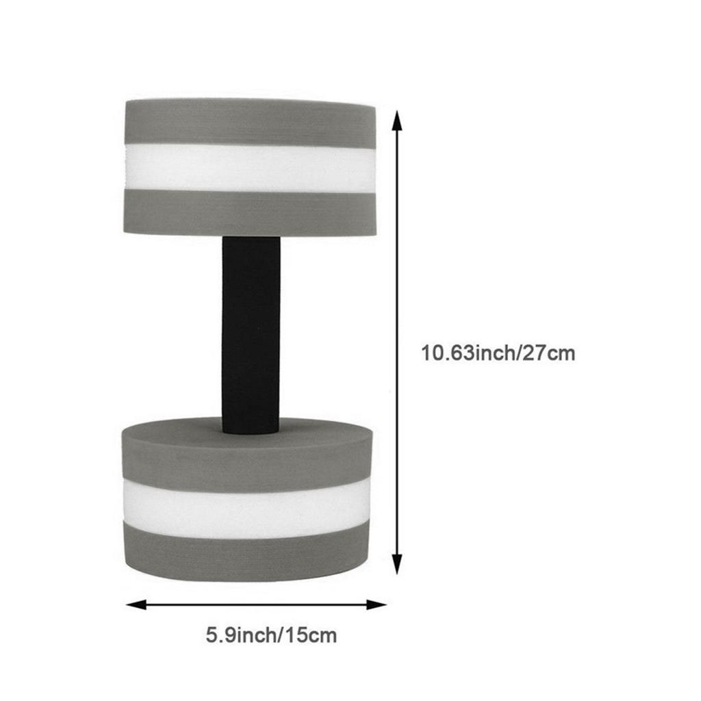 Aquatic Dumbells Set Of 2 Water Dumbells Pool Resistance Water Weight Water Aerobics High-Density EVA-Foam Pool Fitness