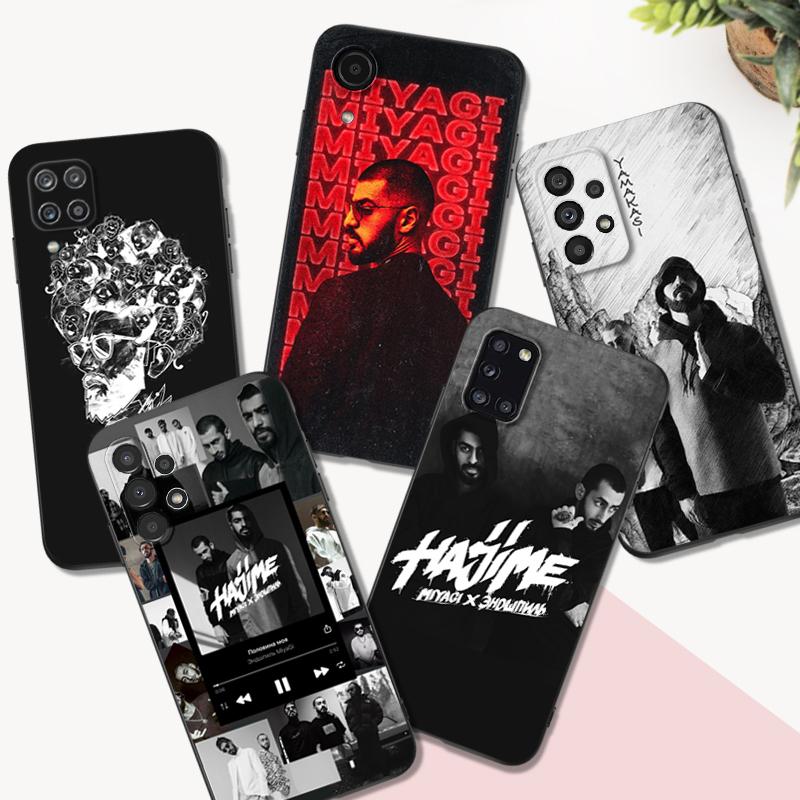 Black Tpu Case For Samsung Galaxy M53 M13 M62 A12 A22 A22S A32 A42 A52 A52S A72 4g 5g A20S Hajime MiyaGi Andy Panda