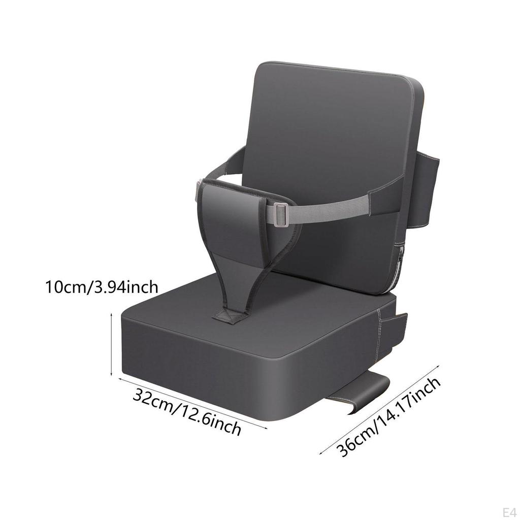 Детское сиденье для обеденного стола, переносной детский стульчик, подушка для детей, 39 см x 39 см x 10 см, темный