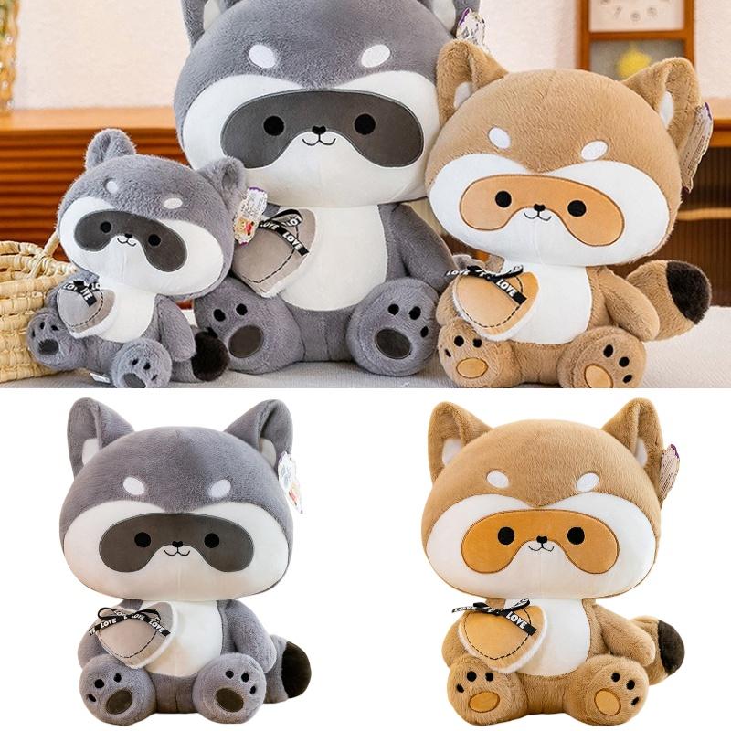 Adorable Stuffed Toy Raccoon For Girls Ideal For Night Market And Arcade