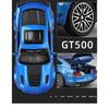 1/32 Ford Mustang Shelby GT500 Alloy Sports Car Model Diecast & Toy Vehicles Metal Car Model Simulation Collection Children Gift