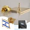 1/5/10PCS Israel Flag Pin Metal Enamel Badge Brooch Waving National Flag Style Flag Badge Brooch Clip Clothes Bags Accessories