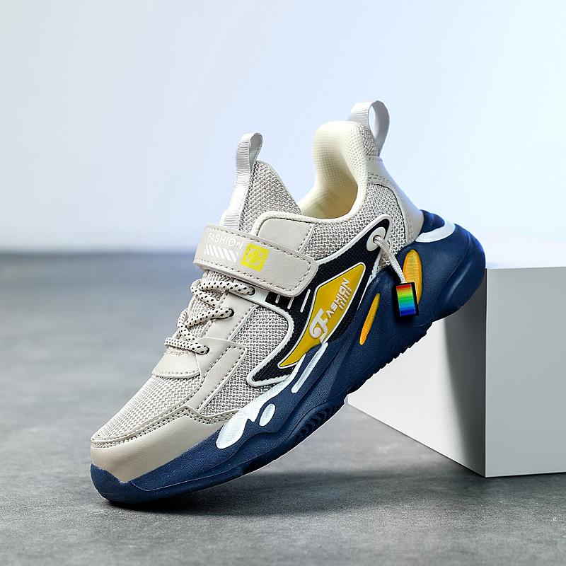 Детские кроссовки для мальчиков 2–12 лет, летние детские повседневные дышащие прогулочные спортивные кроссовки для девочек, обувь для подростков