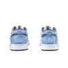 Jordan Air Jordan 1 Azure Luster Abrasion Resistant Vintage Basketball Shoes Unisex Blue Gold 553558-044(Team836-)