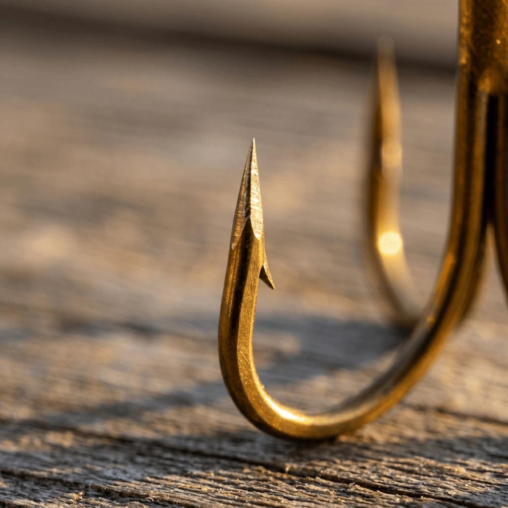 50PCS Strong Sharp Treble Hook Set High Carbon Steel Triple Fishing Hook  Trout Fishing