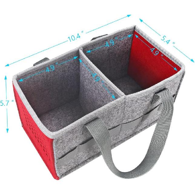 Vakdon 2 шт. с игрушками Портативный чехол для переноски для стартового набора Toniebox, наушников и зарядной станции, вмещает 30-40 фигурок персонажей Tonies,