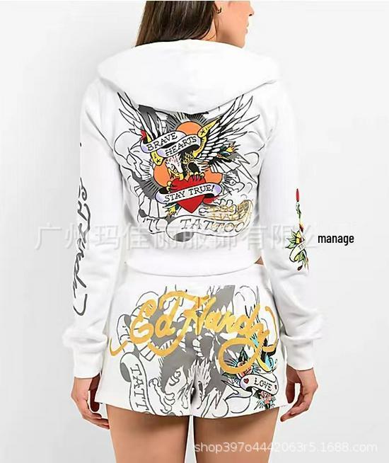 Женский модный комплект в европейско-американском стиле 2024 - XH905 Позиционная печать Повседневная одежда