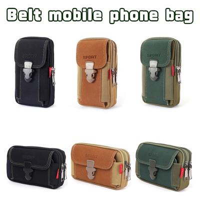 1 шт., модная мужская многофункциональная поясная сумка, повседневный кошелек для мобильного телефона, карман, мужской уличный спортивный пояс для путешествий, поясная сумка
