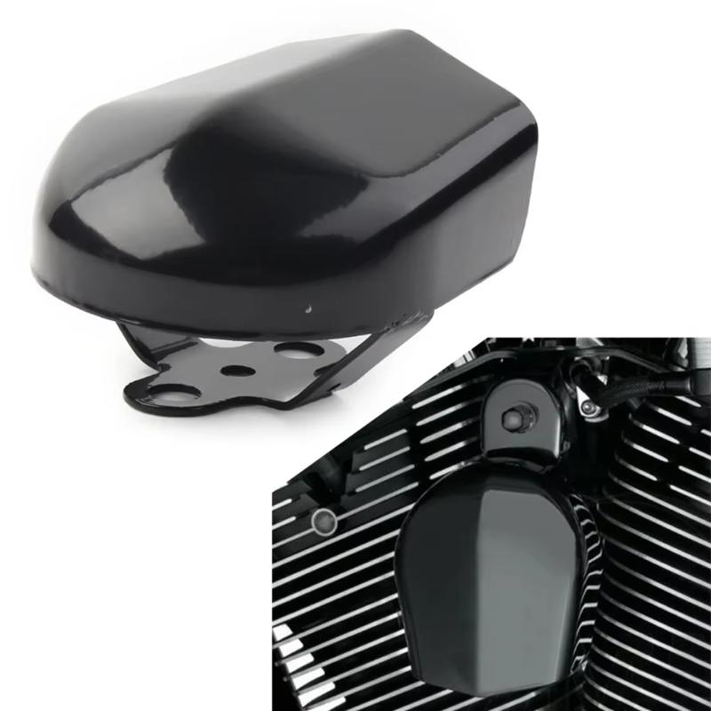 Motorcycle Horn Cover for FLHR FLHX 1993-2018 Replacement Chrome Horn Cover Motorbike Modification Accessories