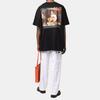 OFF WHITE Караваджо Люте Короткий рукав Оверсайз Футболка OMAA038F21JER0061084