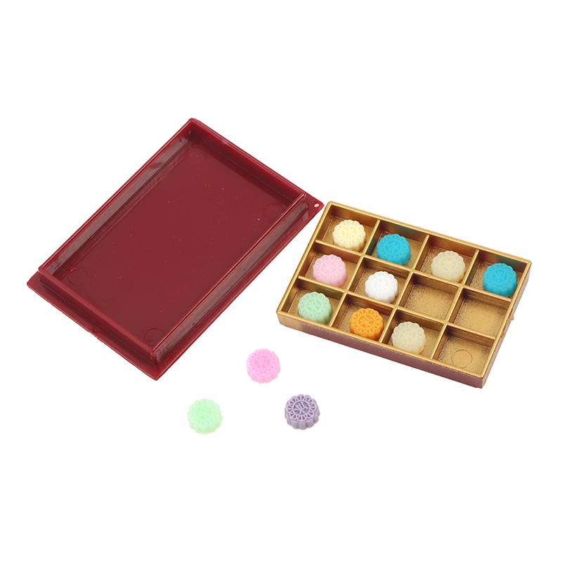 1:12 кукольных миниатюрных моделей Mooncake Model Food Decoration Accessories