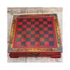 Top Grade Wood Chess Set Carving Resin Terra Cotta Warriors Pieces International Chess Wooden Desk Drawer Chessboard Board Games 