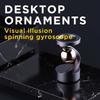Элегантный гироскоп - настольная игрушка - Алюминиевый сплав, не левитирующий, вращающийся пальцем настольный сувенир для декора офиса