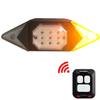 Wireless Remote Control  Rear Tail Light USB Charging Bike Turn Signals Safety Warning Light