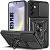 Case for Samsung Galaxy S25 Plus (Galaxy S25+) Durable Protection with Stand and Camera Cover - Black
