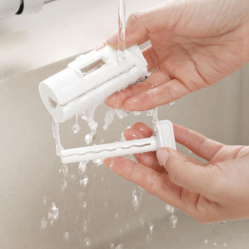 Ручная стойка для хранения зубной пасты. Выдавливатель для чистящего средства без перфоратора. Подарки. Выдавливатель для зубной пасты.