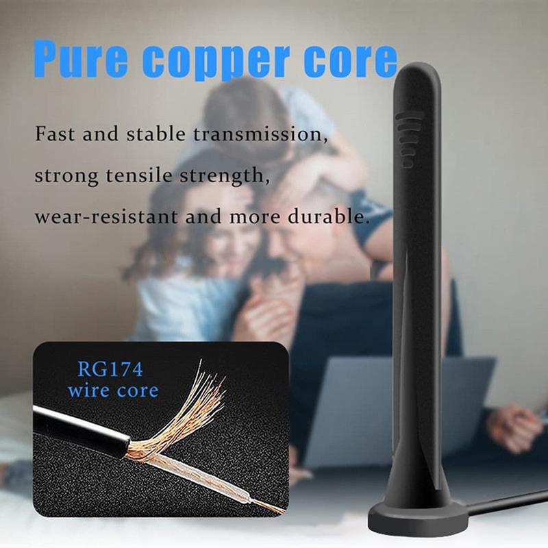 Gsm 5G Sucker Antenna 5Dbi 600-6000Mhz Ts9 Crc9 Waterproof Magnetic Antenna