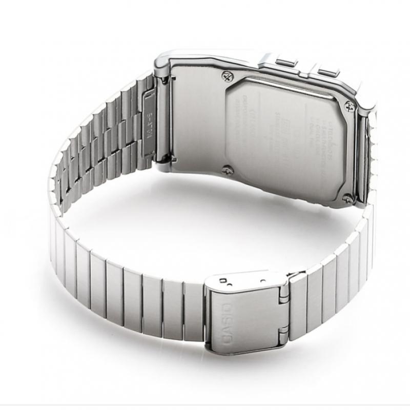Casio Dbc 611 1df Dbc 611 1 Databank Цифровые Квадратные Винтажные Ретро Телемо Общественные Металлические Часы