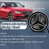 XEKVA1 2025 Hot For Benz Black Border And Silver Border Newest 3D Front Grille Star Emblem Logo For Mercedes Benz E-Class W213 16-20 OE
