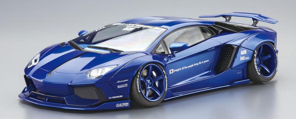 Aoshima Bunka Kyozai Серия Liberty Walk 18 LB Works Lamborghini Aventador 2 Пластиковая модель (АОСИМА) 1/24 Нет. Вер.