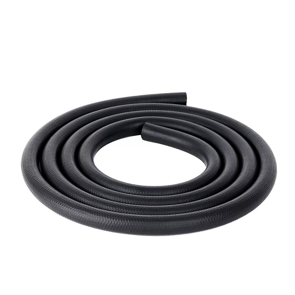 1/2 inch Fuel Hose Line Push Lock NBR Rubber SAE 30R7 25FT 300PSI Black