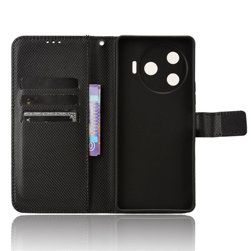 Flip Cover For Tecno Camon 30 Pro 5G/CL8 Leather Case [Flip Vintage Leather] Shockproof Durable Retro Phone Case