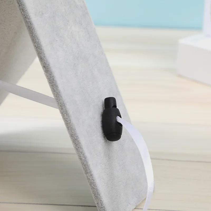 Фланелевая подставка для ювелирных изделий: Подставка для подвесок и серег «Пламя» для настольной фотографии.