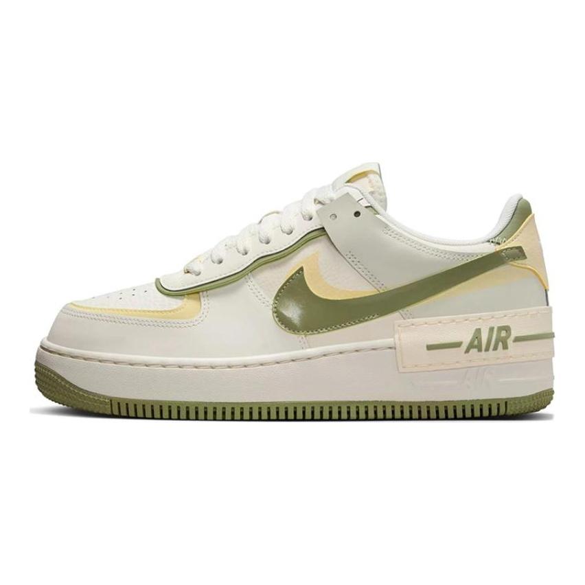 Nike Женские кроссовки Air Force 1 Shadow Pale Ivory Oil Green FN6335-101