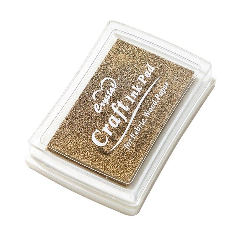 Non-Toxic Gradient Color Ink Pad Inkpad Rubber Stamp Oil Based Finger Print Nice Gift for Children Stamp DIY Art Craft