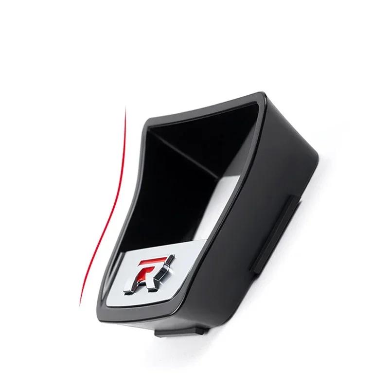 80% Hot Senior R Rline Logo Car Steering Wheel Trim ABS Plating Stickers Accessories For Volkswagen GTI Polo Golf Scirocco Je