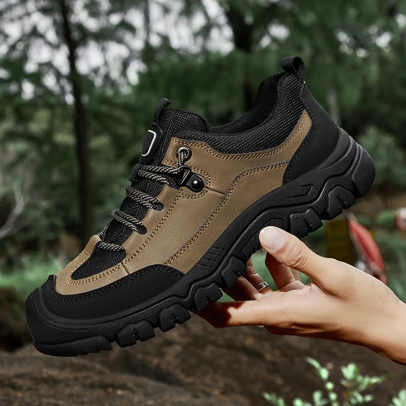 Fashion Genuine Leather Men Casual Shoes High Quality Mens Sneakers Non-Slip Walking Shoes Luxury Treking Footwear Leisure Walk Trainers