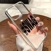 Модный трендовый чехол для телефона с английским текстом S-SWAG, простой, для iPhone 17AIR 16E 15 14 13 12 11 PRO MAX XSMAX XR 7 8 PLUS, чехол в стиле Y2K