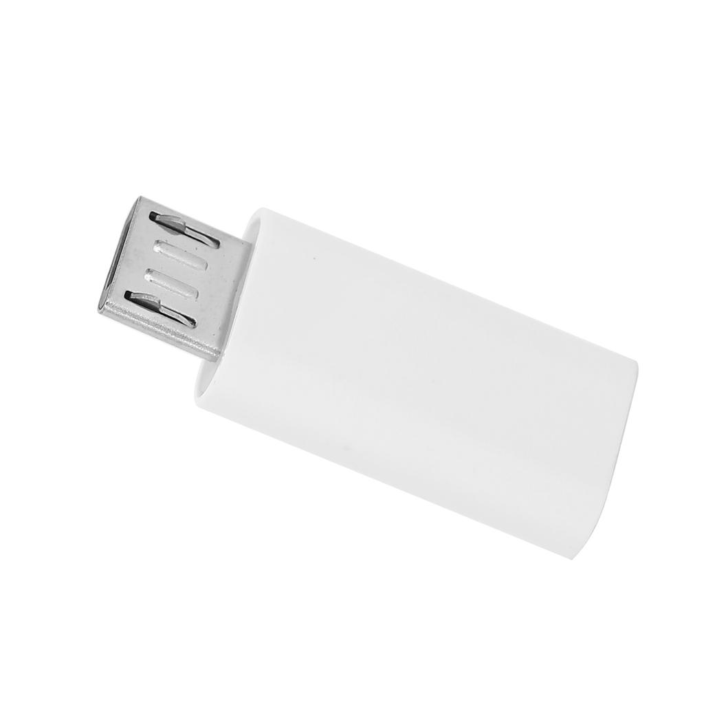 TypeC Female To Micro USB Male Transfer Adapter Convert Connector Fast Charging(White )