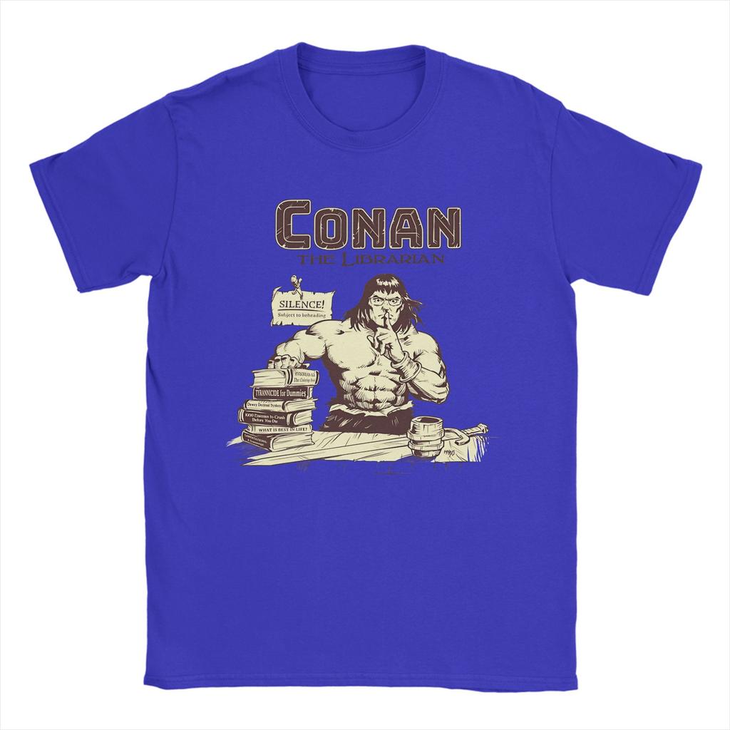 Conan The Barbarian TShirt Summer Cotton TShirts For Unisexs Fashion Loose Tshirt ShortSleeved Y2K Retro Tops