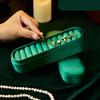 Бархатная коробка-лоток для хранения колец, ювелирных изделий, портативная, для путешествий, для хранения сережек, шкатулка для колец, реквизит для фотовыставки, домашний декор, витрина