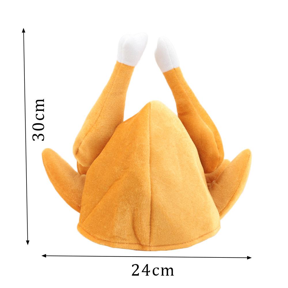 Soft Roasted Party Caps Turkey Hat Thanksgiving Day Festival Costume