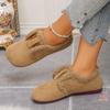 Мода Мода Большой размер Мягкая подошва Женские 2025 Осень и Зима Флисовые Снежные ботинки Хлопковая обувь