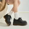Туфли из толстой кожи в британском стиле, туфли-лодочки, туфли Martin Shoes