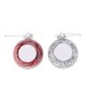 8cm Clear Blank Ball Pendant Sublimation Christmas Ornament Pendant for Transfer Printing DIY Party Tree Home Decors