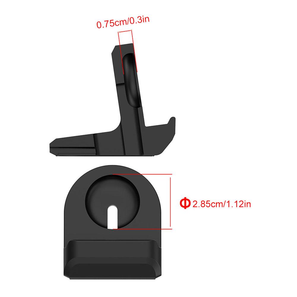 Подставка для зарядного устройства, силиконовая нескользящая подставка для зарядки, держатель для док-станции, подставка для зарядного устройства, держатель для Google Pixel Watch 3 41 мм 45 мм