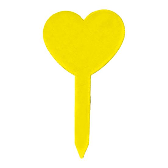 100 шт. Бирки для растений в форме сердца, водонепроницаемые садовые этикетки, многоразовые пластиковые маркеры для растений для цветочных горшков, клумб, травяных садов