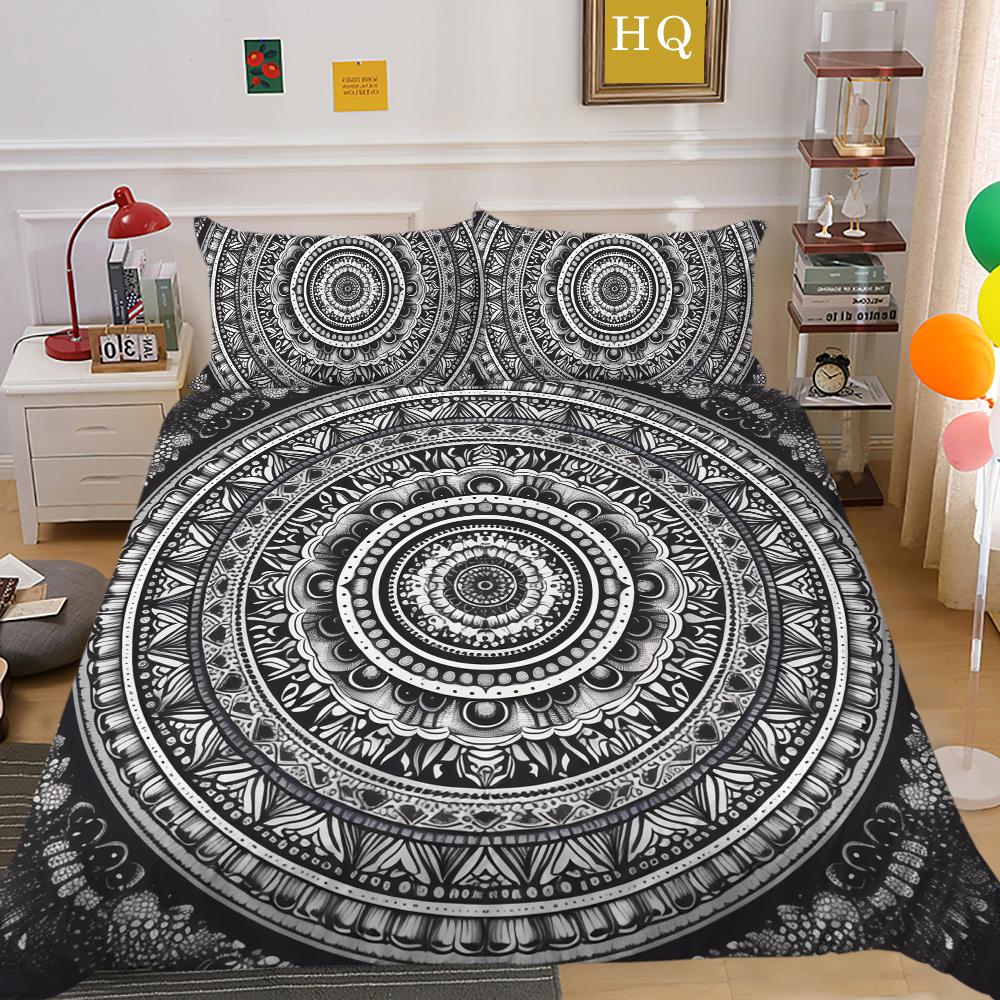 Комплект постельного белья для дома с 3D принтом дурмана, полиэстер, пододеяльник, женские постельные принадлежности, костюмы, мягкий домашний текстиль королевского размера