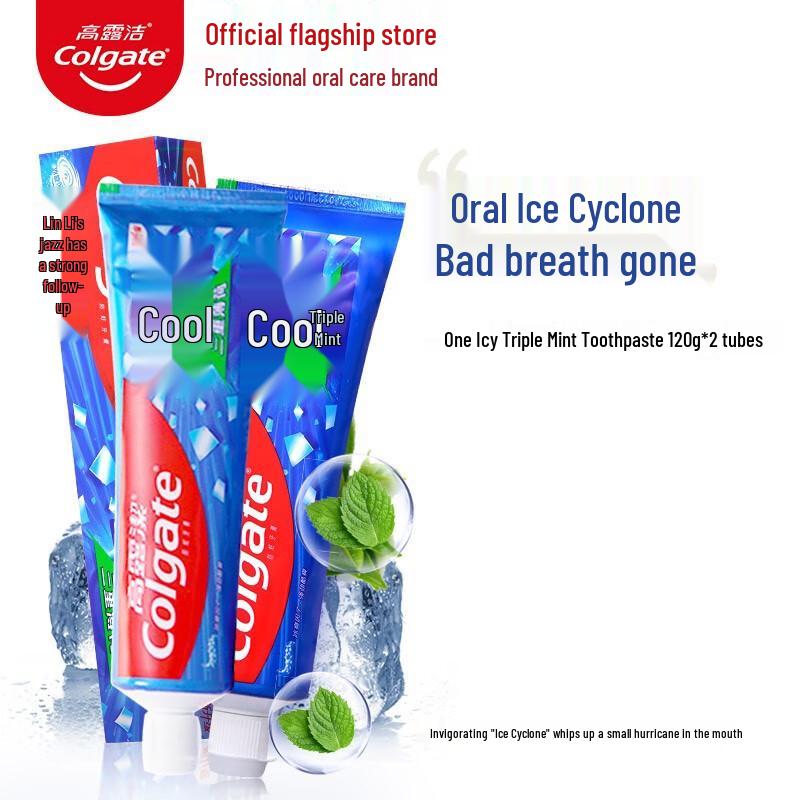 Colgate Icy Mint Fresh Breath Toothpaste 4-Pack