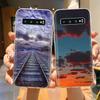 Чехол для Samsung Galaxy S10 Plus Задняя крышка Прекрасные Цветы Легкие Чехлы Для Samsung S10 S 10+ S10E Мягкий ТПУ Чехол