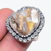 Biwa Pearl Gemstone 925 Sterling Silver Jewelry Ring Size 9