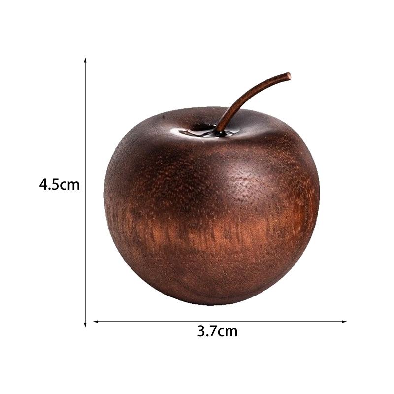1/3 Set Of Wooden Apple Shaped Essential Oil Diffuser Fragrance Diffuser Suitable For Home Bathroom Car Decoration
